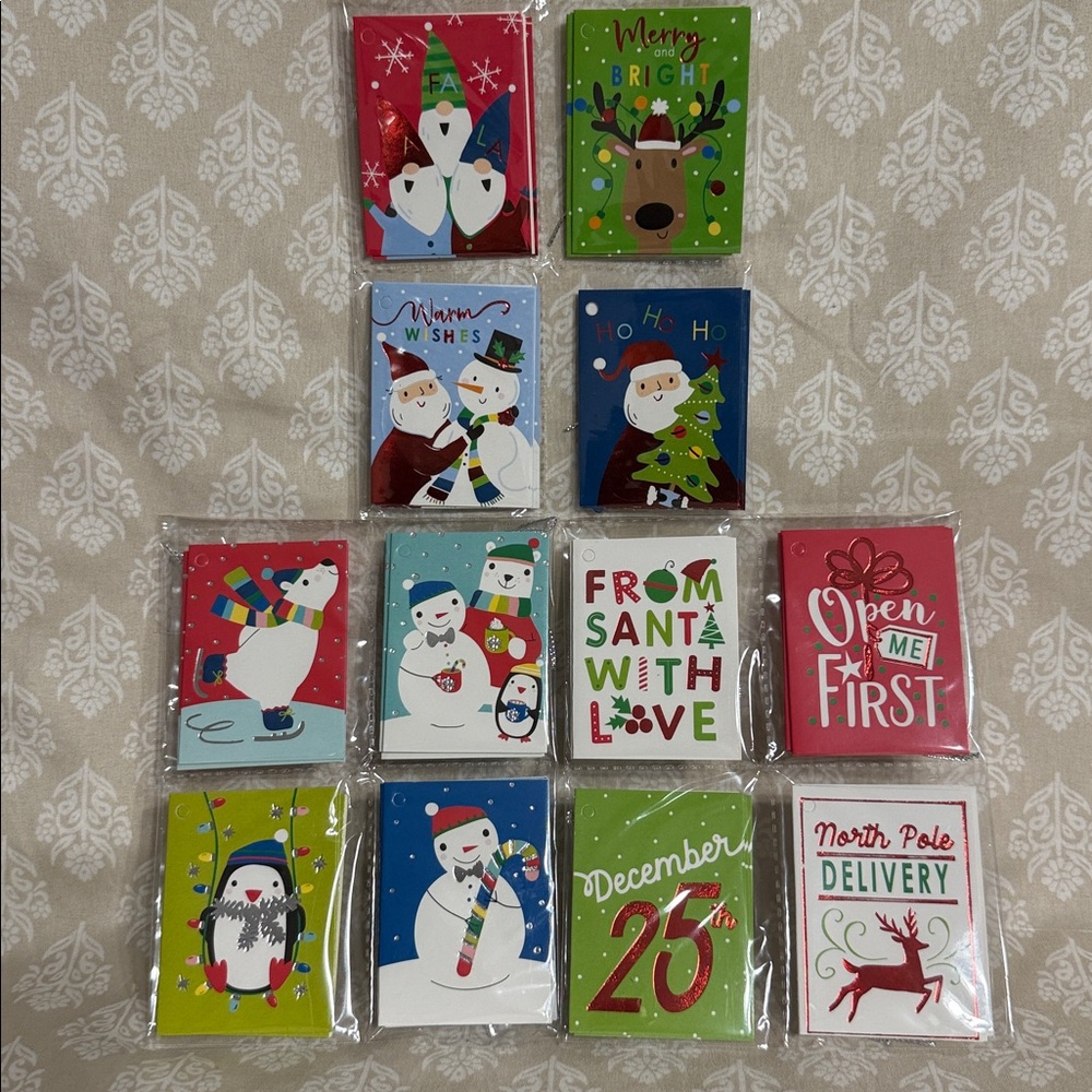 Festive Holiday Gift Tags Set